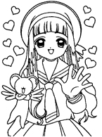 Cardcaptor Sakura Coloring Page